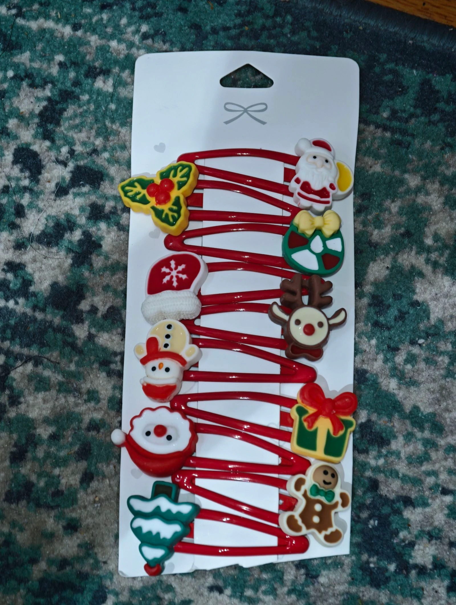 Pinzas de pelo navidad 